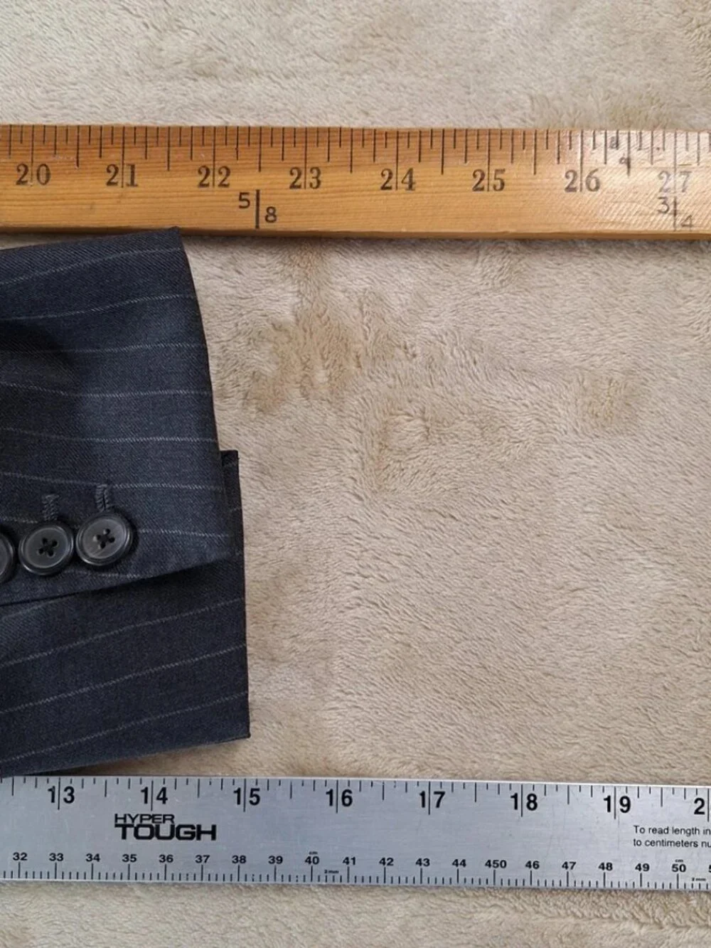 Hemrajani Brothers Blazer Mens 44 Loro Piana Wool Super 130s Italy Pinstripe